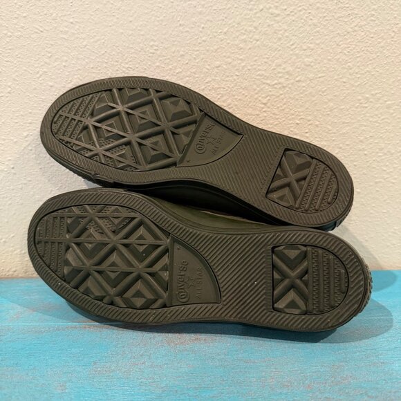 Converse All Star Low-Top Olive Green Suede Sneakers 162466C Women 5.5 - Picture 9 of 9